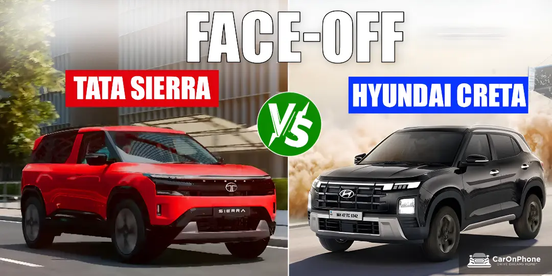 Tata Sierra VS Hyundai Creta:  Price, Mileage, Performance & Features Compared Cover