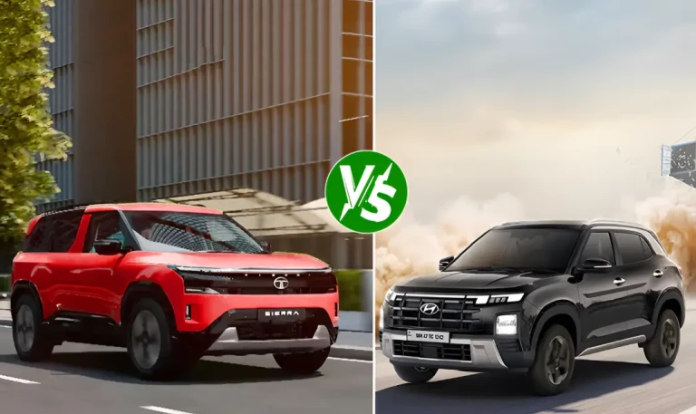 Tata Sierra VS Hyundai Creta:  Price, Mileage, Performance & Features Compared