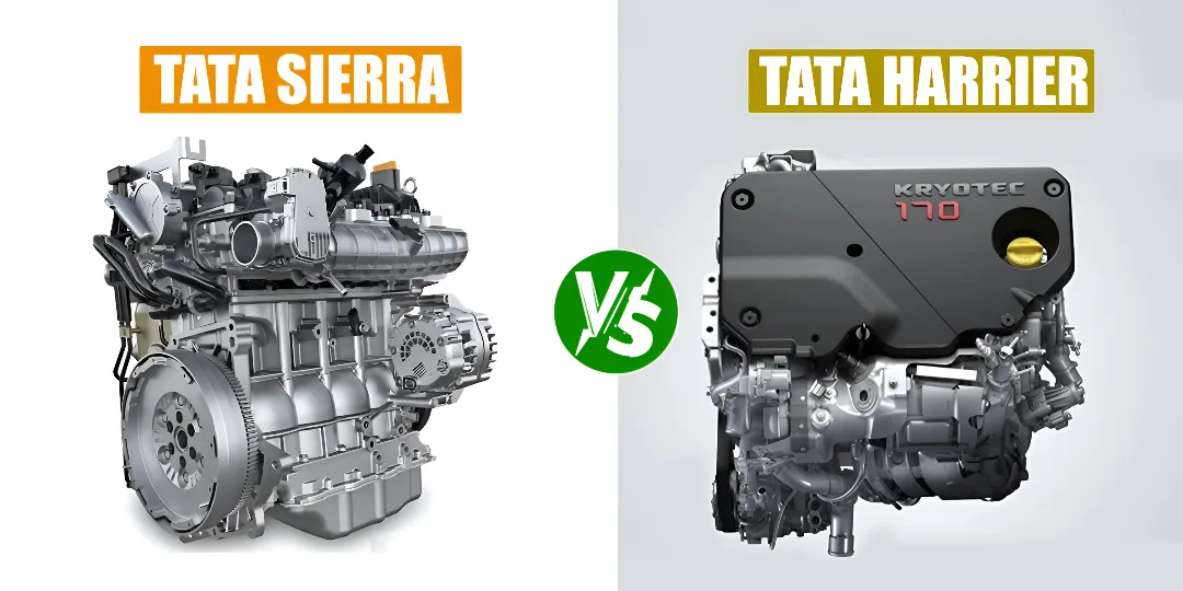 Tata Sierra vs Harrier engine