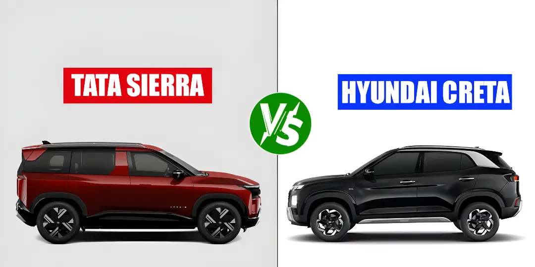 Tata Sierra vs Hyundai Creta Dimensions And Space_