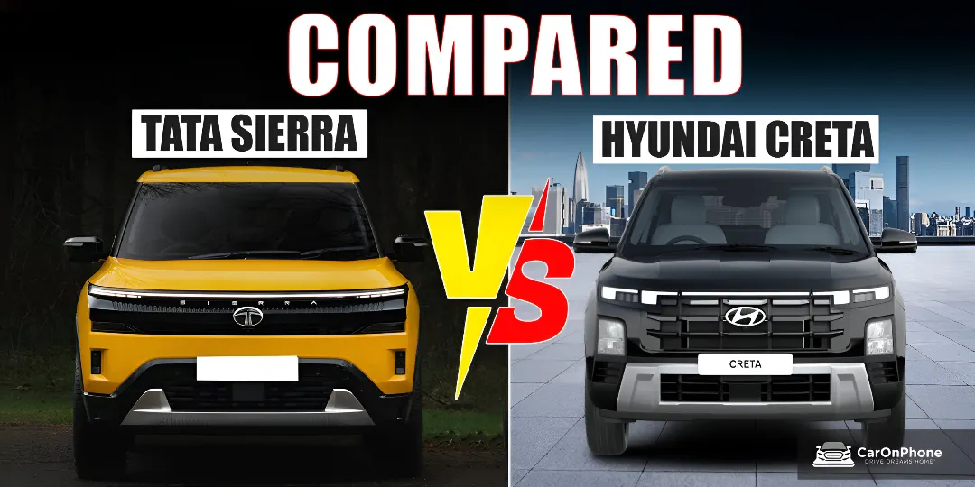 Tata Sierra vs Hyundai Creta: Which SUV Has the Edge? cover