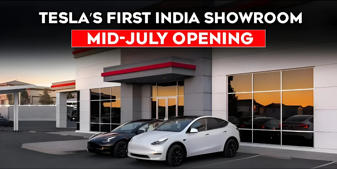 Tesla’s First India Showroom Poised for Mid-July