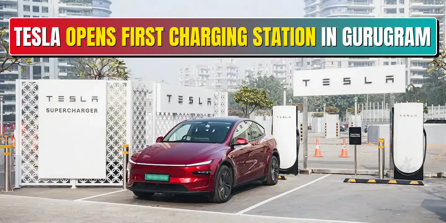 Tesla launches its first charging station in Gurugram, expanding its Indian EV network with fast V4 Superchargers and destination chargers.