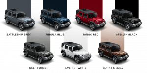 Mahindra Thar Roxx Colour Options Explained — Variant-wise - News