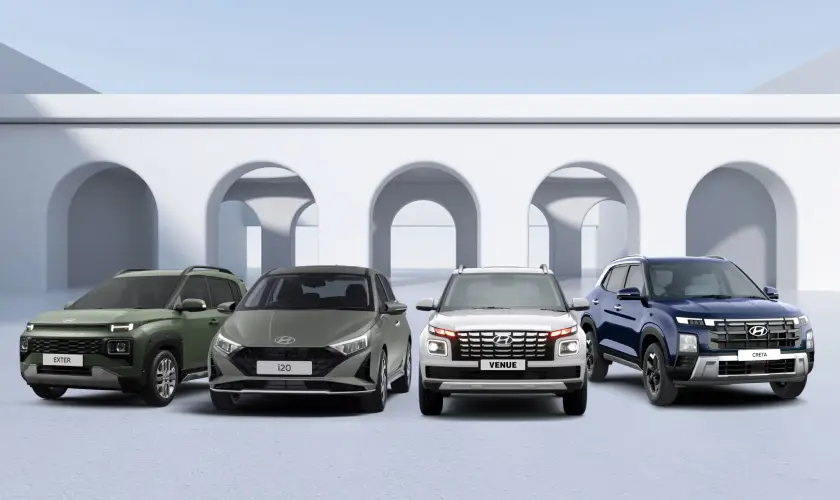 Hyundai Aug 2025 Sales at 44,001 Units, Regains No.2 Spot in India