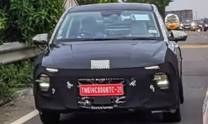 2026 Hyundai Verna Facelift: New Spy Shots Reveal New Tech and Redesigned Exterior