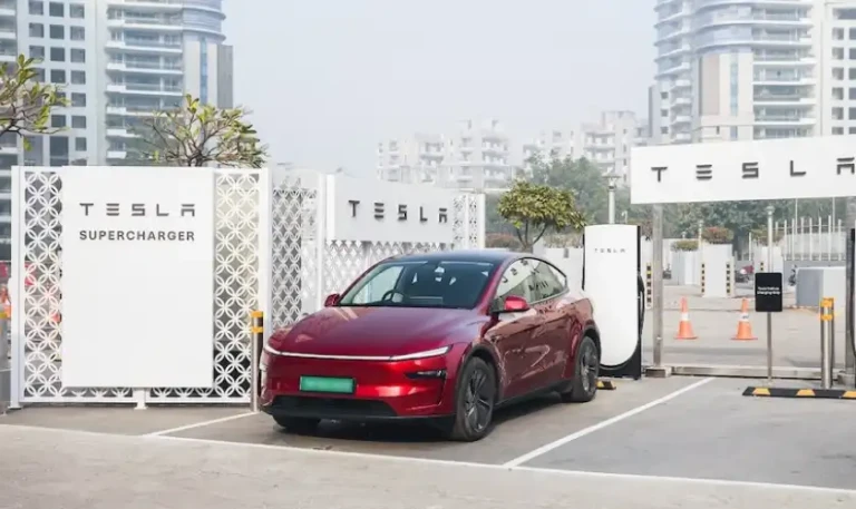 Tesla’s First Charging Station in Gurugram Opened, Expands Indian EV Network
