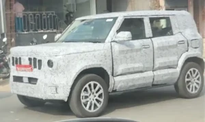 2026 Mahindra Vision S SUV Seen Testing on Road