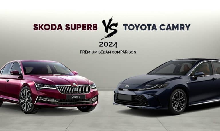2024 Toyota Camry vs Skoda Superb: Premium sedan comparison