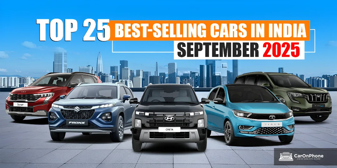 Top 25 Best-Selling Cars in India- September 2025 cover