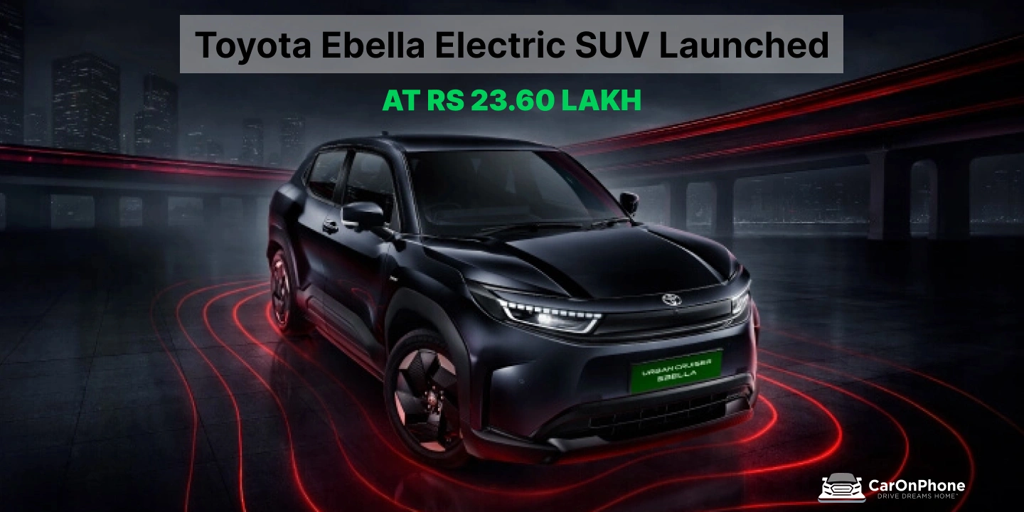 Toyota Ebella Electric SUV Launched In India At Rs 23.60 Lakh; Gets 543 Km Range