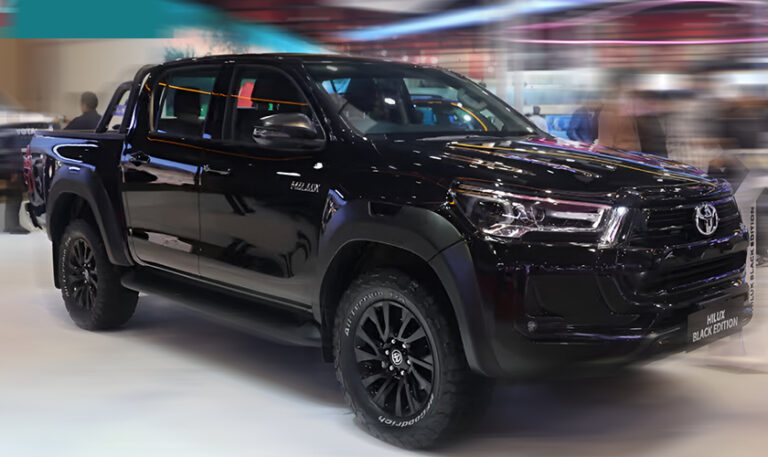 Toyota Hilux Black Edition Revealed At Bharat Mobility Global Expo 2025