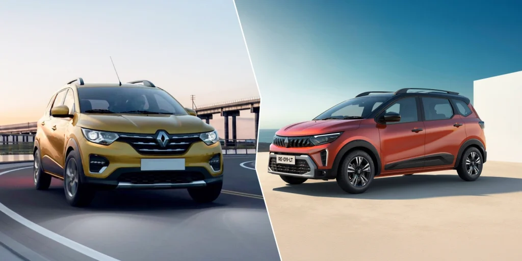 Renault Triber Old vs New Comparison – Facelift Highlights & Upgrades