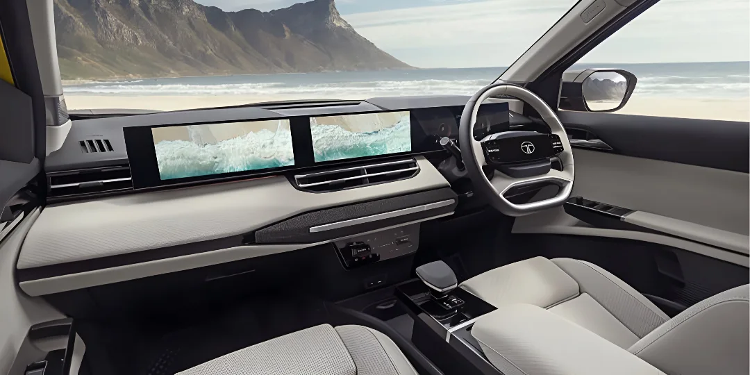 _Triple-Screen Dashboard On The Tata Sierra_