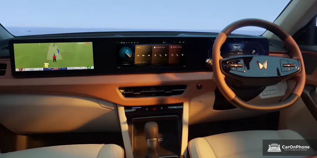Mahindra XUV 7XO Triple-screen experience