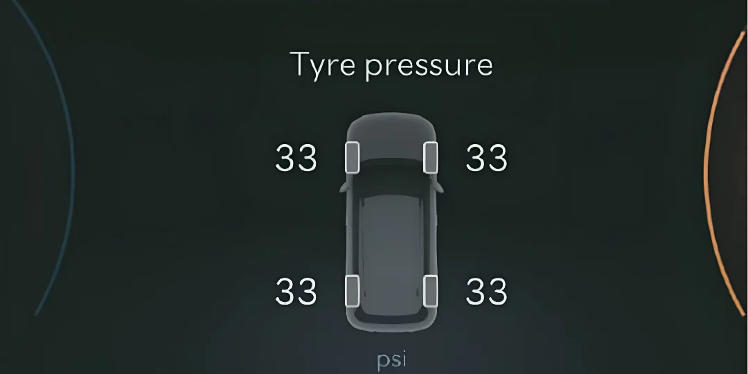 Tyre pressure monitoring system TPMS – Highline