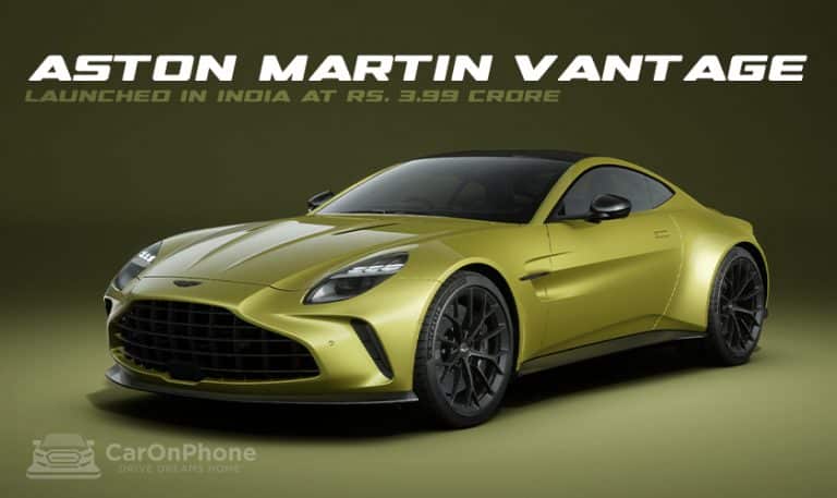 News image for Aston Martin Vantage Launched In India At Rs. 3.99 Crore