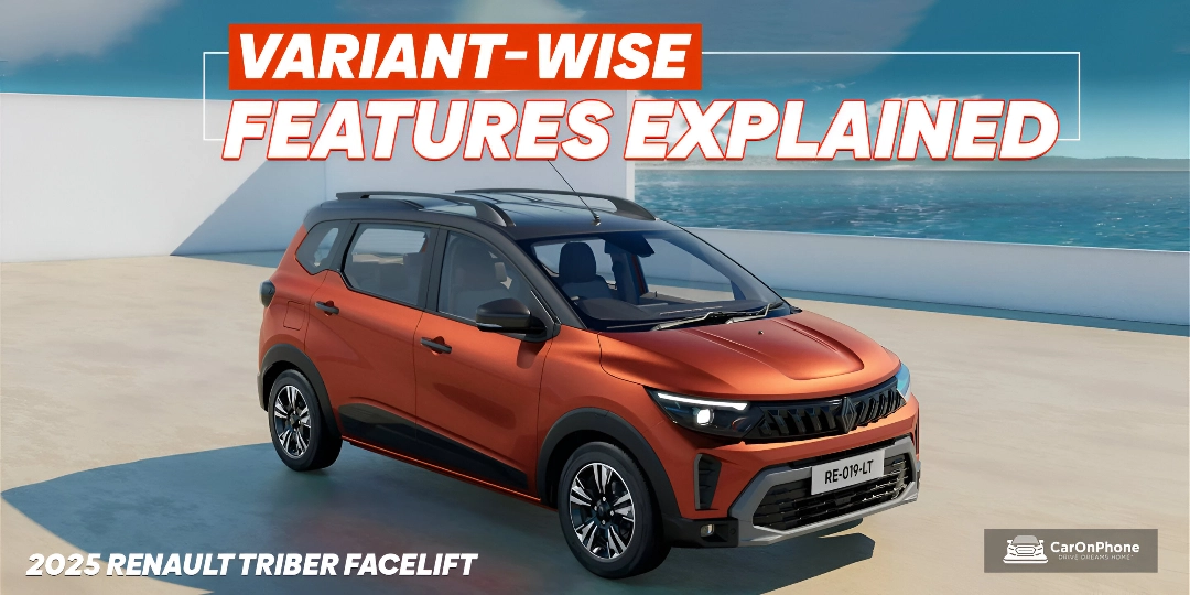 2025 Renault Triber facelift Variant-wise features explained