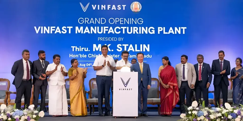 VinFast Inaugurates First EV Assembly Plant In India