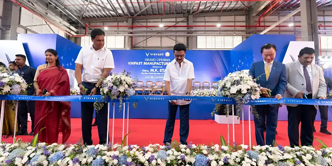 VinFast Inaugurates First EV Assembly Plant In India