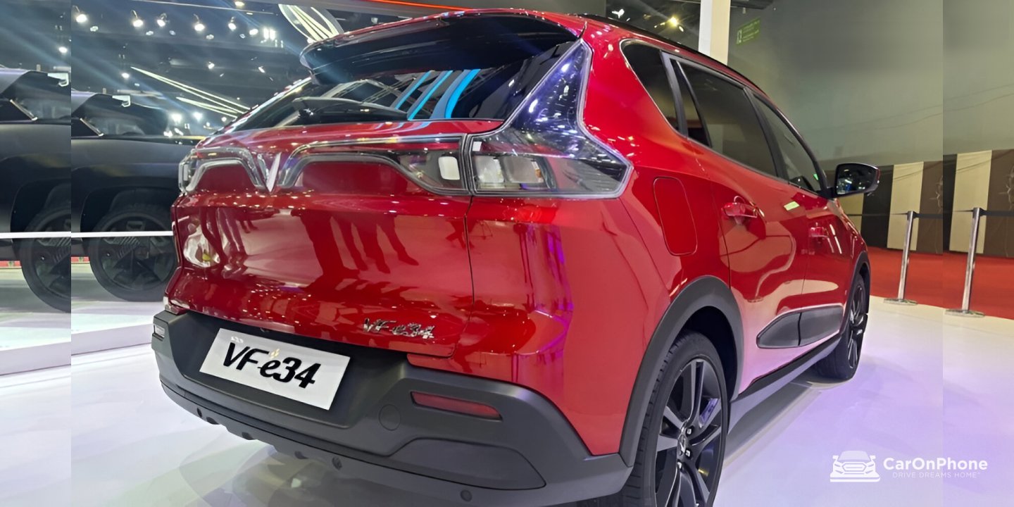 VinFast VF e34 Revealed In India at Bharat Mobility Global Expo 2025