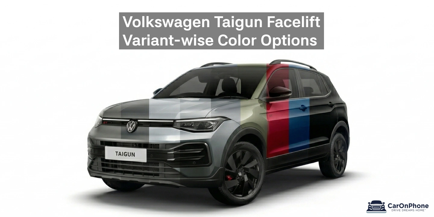 Volkswagen Taigun Facelift_ Variant-wise Color Options Listed
