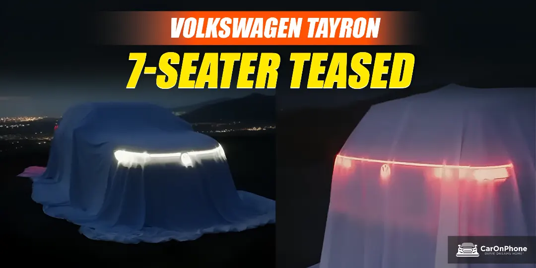 Volkswagen Tayron 7 Seater SUV Teaser Out Before India Launch