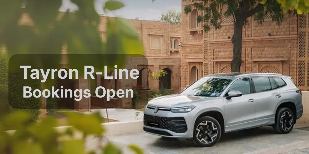 Book Your Volkswagen Tayron R-Line Now at Rs51,000; Deliveries Begin in Late February