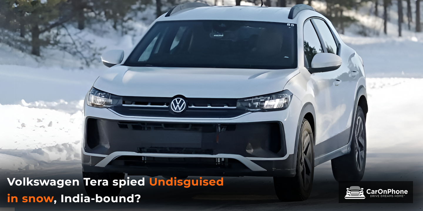 Volkswagen Tera spied Undisguised in snow, India-bound?