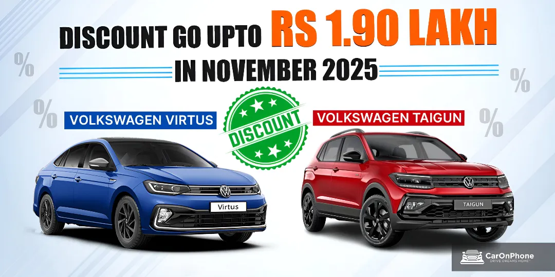 Volkswagen Virtus & Taigun Discount Go up to Rs 1.90 lakh In November 2025