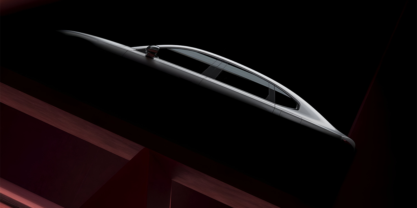 Volvo ES90 electric sedan global unveil on March 2025. cover-1