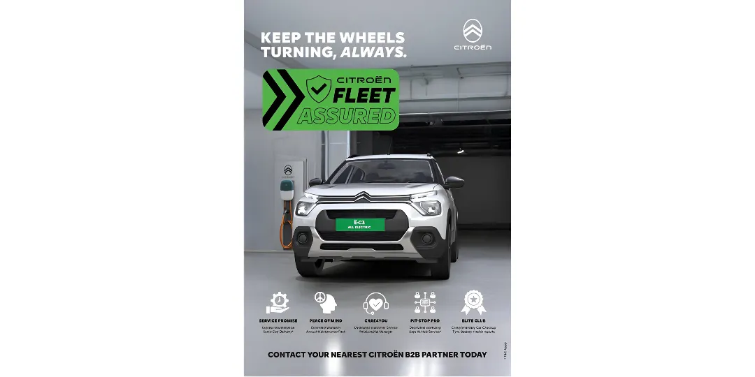 Citroen Brings In Drive Range And Fleet Assured Program For Business Buyers- C3, eC3, Aircross, Basalt 