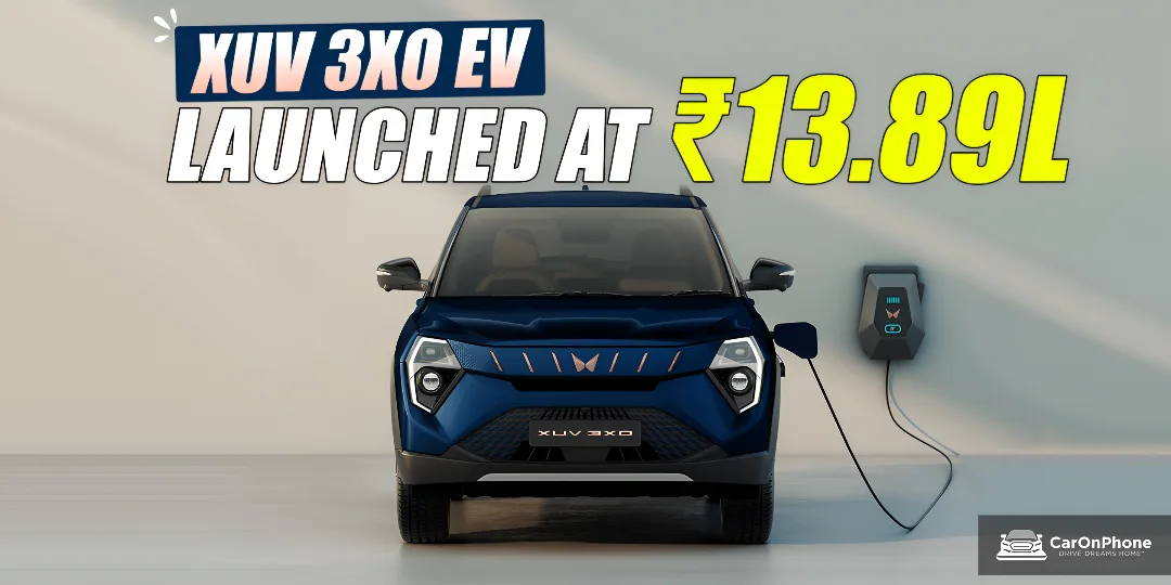 Mahindra XUV 3XO EV Debuts in India With Prices Starting at Rs. 13.89 Lakh 