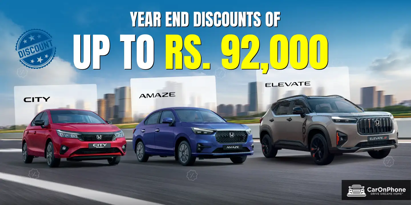 Honda Elevate, Amaze, City Gets Year End Discounts Of Up To Rs. 92,000 Cover