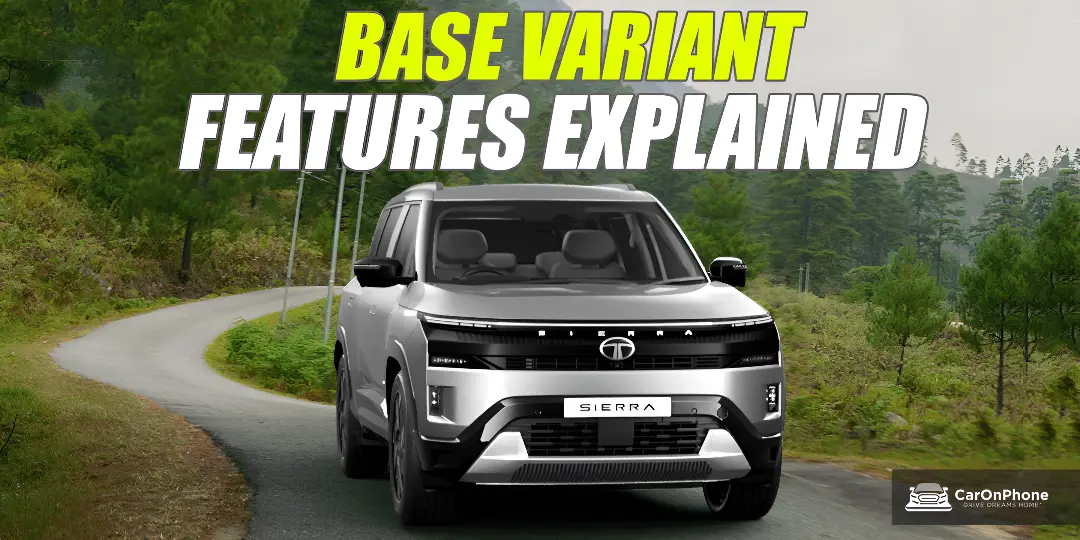 2025 Tata Sierra Base Variant (Sierra Smart Plus) Features Explained! Cover