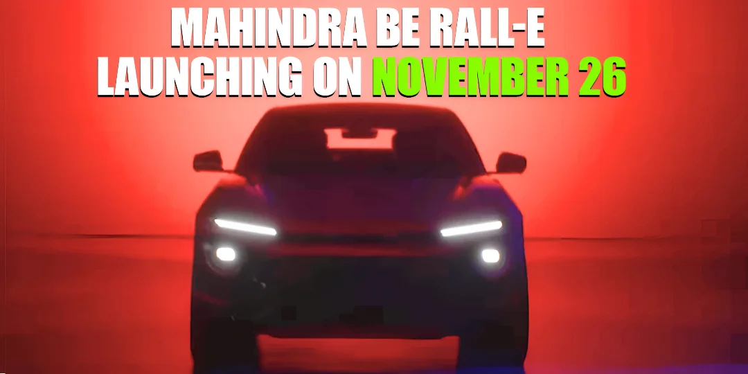 Mahindra BE Rall-E Launching on November 26; Key Design Details Revealed Cover