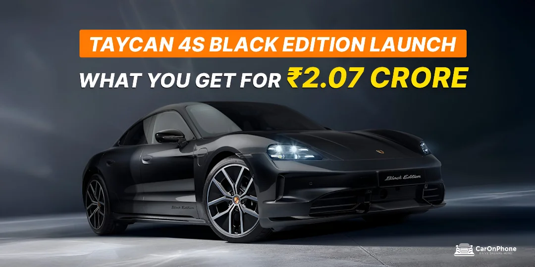 Taycan 4S Black Edition India Launch – What You Get for ₹2.07 Crore