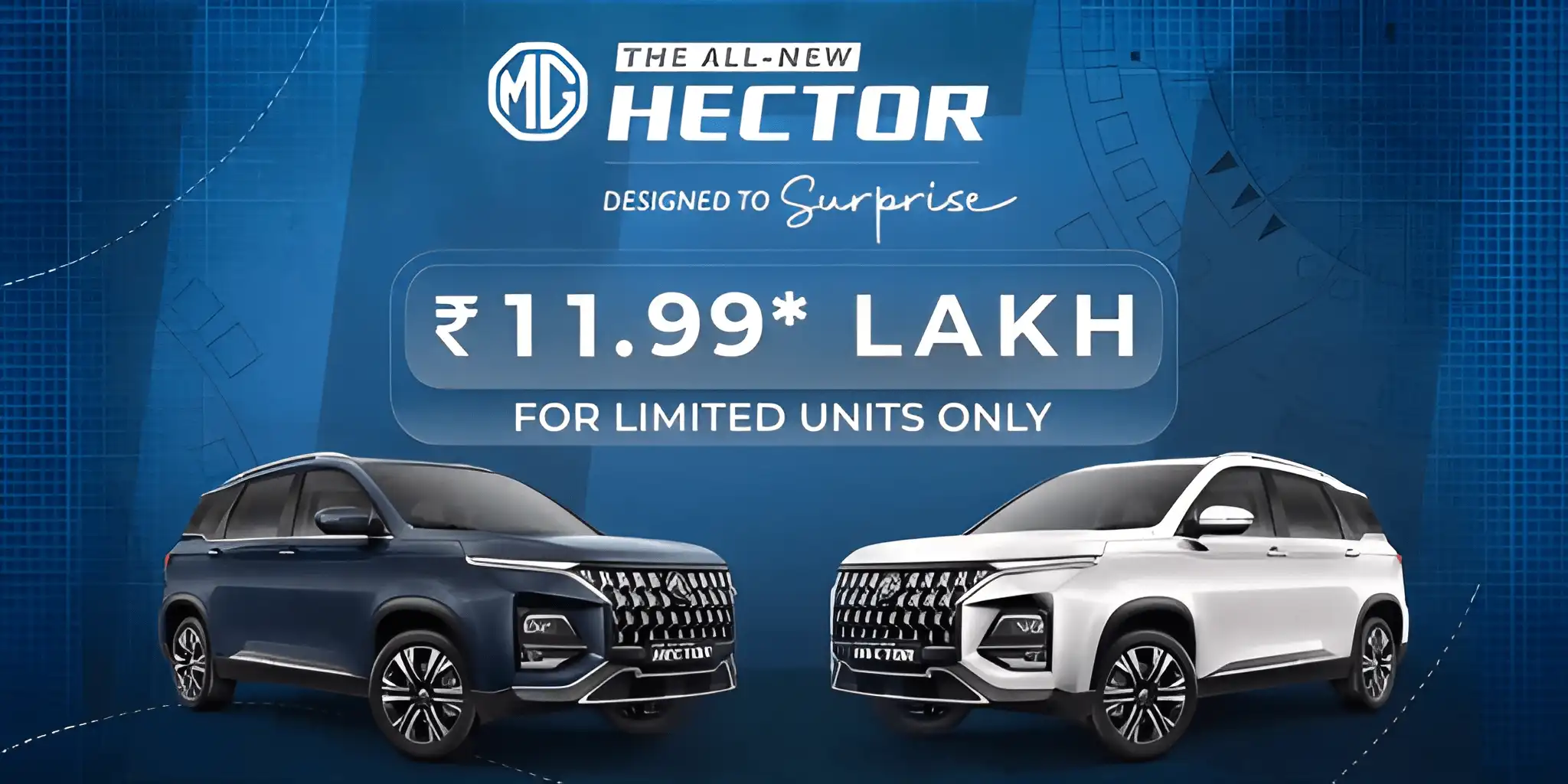 MG Hector Facelift Arrives With Starting Price of Rs 11.99 Lakh