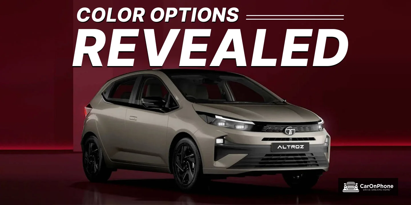 Tata Altroz Facelift Color Options Revealed