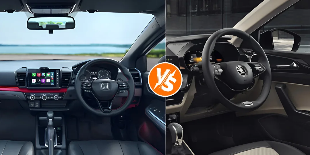 Honda City Sport vs Skoda Slavia Sportline – Detailed Compact Sedan Comparison