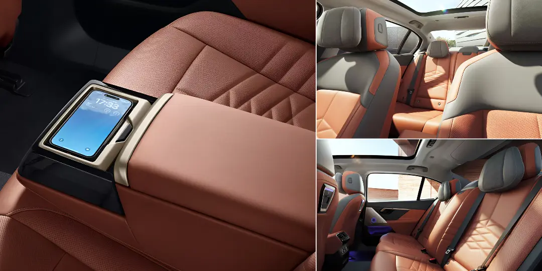 BMW 5 Series LWB Focus On Rear-Seat Comfort 