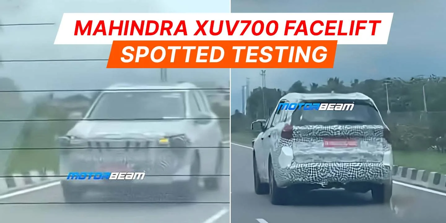 Mahindra XUV700 Facelift Spotted Testing – Fresh Design & Advanced Tech