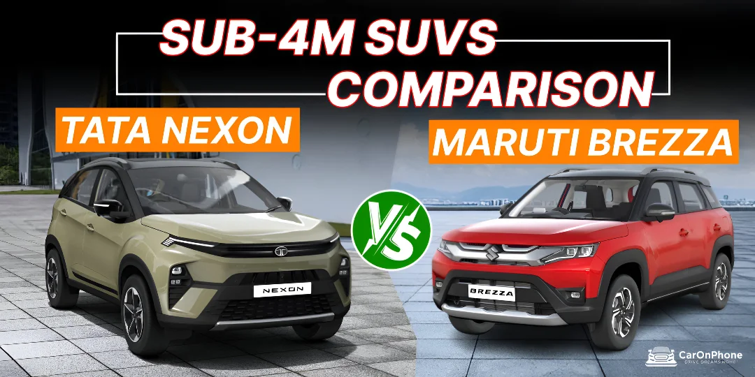 Tata Nexon vs Maruti Brezza – Sub-4m SUVs Detailed Comparison