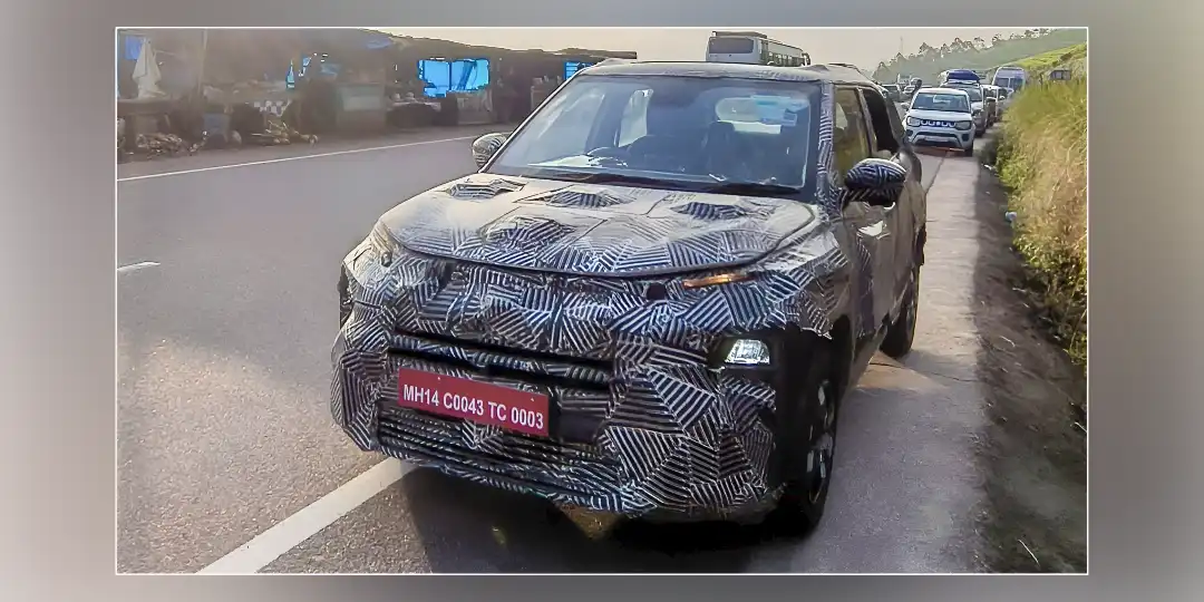 Exterior Changes On The 2026 Tata Punch Facelift front view