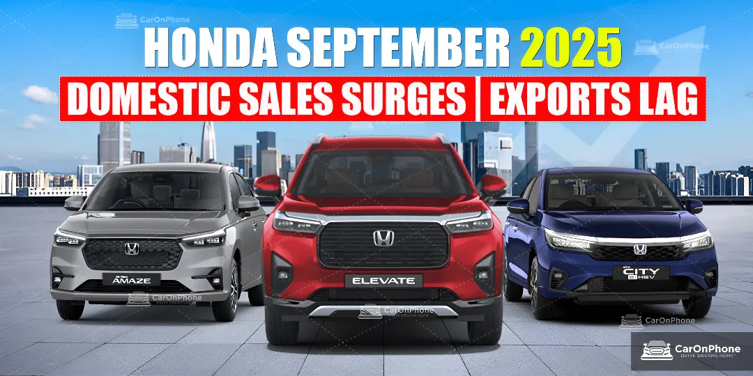 Honda September 2025 Domestic Sales Recover, But Exports Lag cover