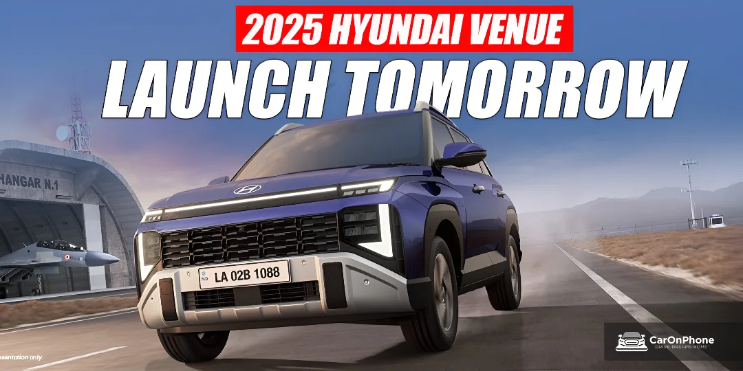 2025 Hyundai Venue To Be Launched Tomorrow, Here's Everything You Need To Know! Cover