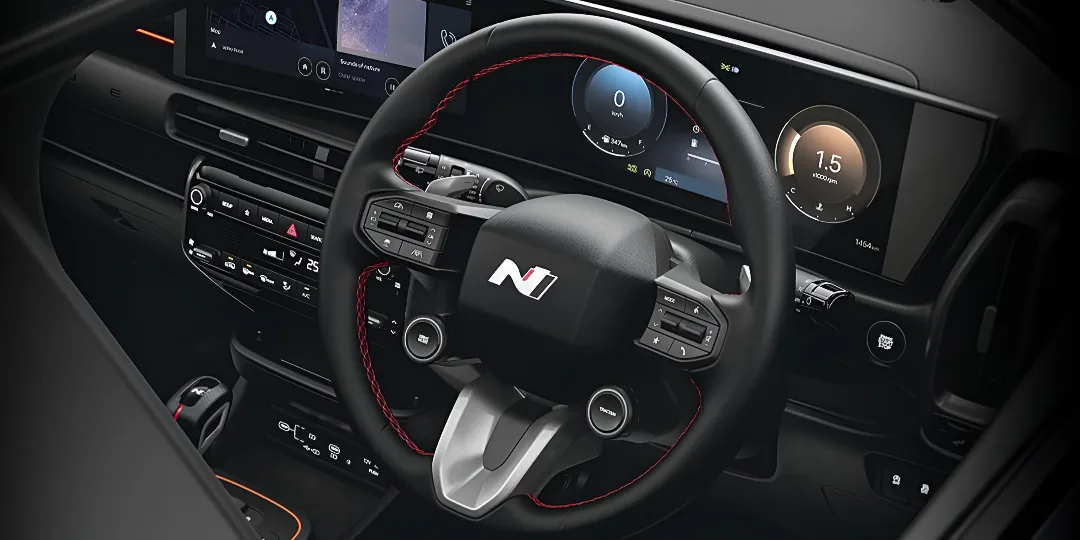 2025 Hyundai Venue N Line Steering wheel