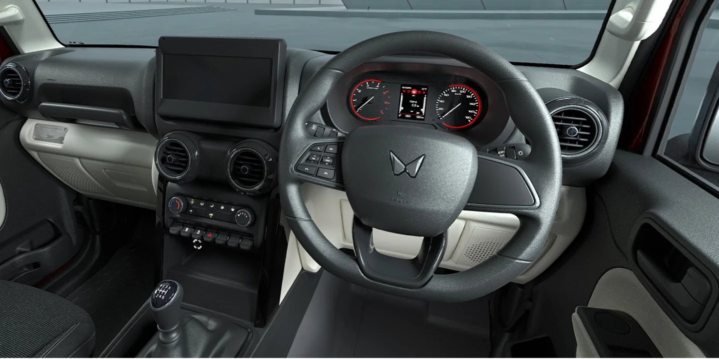 Mahindra Thar Roxx MX1 Variant Interior