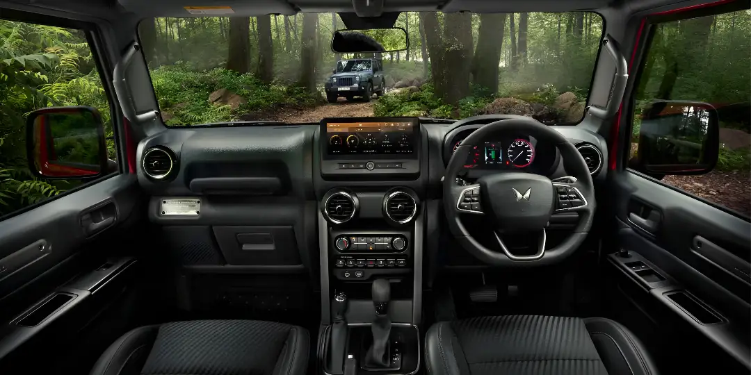 2025 Mahindra Thar Facelift Debuts With Fresh Features, Starting at ₹9.99 Lakh interior