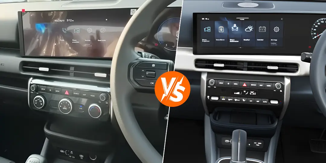 2025 Hyundai Venue Base(HX2) Vs Top Trim (HX10 ) Interior Differences